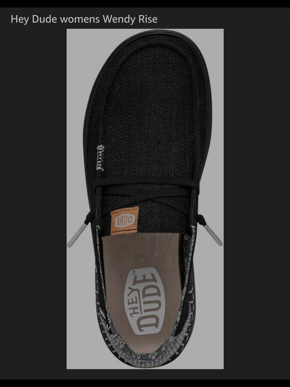Hey Dude Wendy Rise Slip-On Loafer - Black